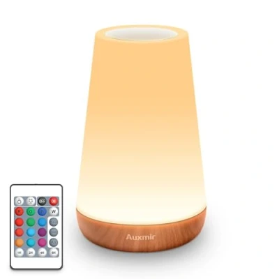 Afbeelding van Auxmir Night Light, LED, Remote Control, RGB Color Changing.