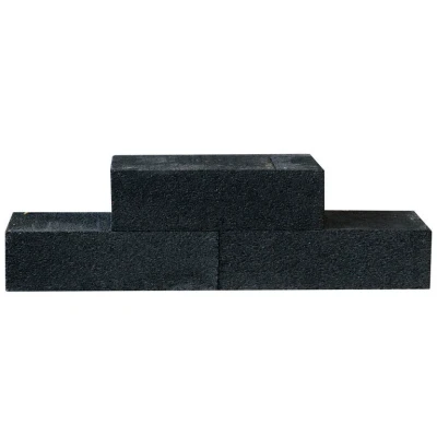 Afbeelding van MBI De Steenmeesters GeoColor Stapelblok Solid Black 60x15x15 Uniek &amp; speels effect
