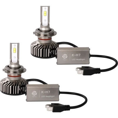 Afbeelding van H7 koplamp set CAN BUS daglichtwit 5700K 40 Watt &amp; 5200 Lm/stuk 12VDC actieve koeling