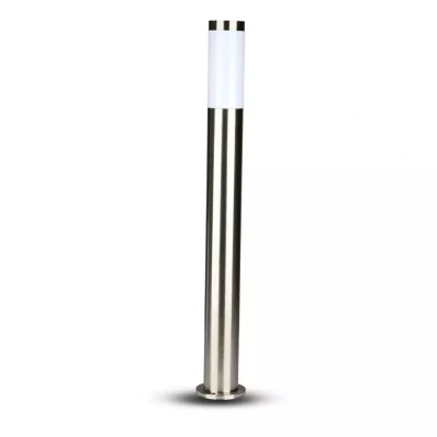 Afbeelding van LED buitenlamp 80cm RVS pilaar BOLLARD E27