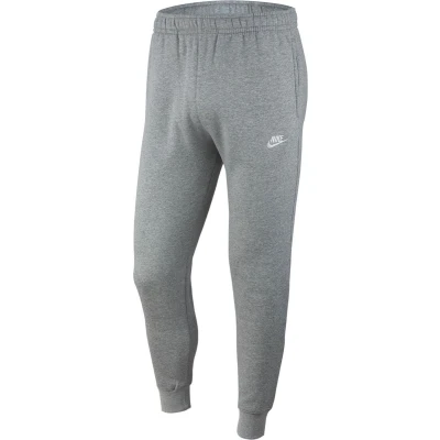 Afbeelding van Nike Sportswear Trainingsbroek, Heren, Maat: XS, Dark grey heather/matte silver/white