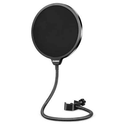 Afbeelding van Aokeo Microfoon Popfilters Masker Shield Voor Blue Yeti,Snowball,HyperX QuadCast S en Elke Andere Microfoon, Mic Dual Layered Wind Pop Screen