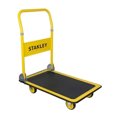 Afbeelding van Stanley Platformwagen Draagcapaciteit Max. 150KG Opvouwbare Plateauwagen 73,5 x 47 83 CM Geel/Zwart