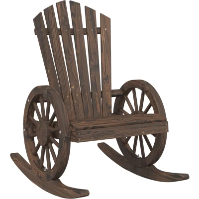 Afbeelding van Schommelstoel Adirondack massief vurenhout