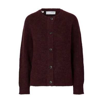 Afbeelding van SELECTED FEMME Slflulu Ls Knit Short Cardigan Noos, Fig, XXL