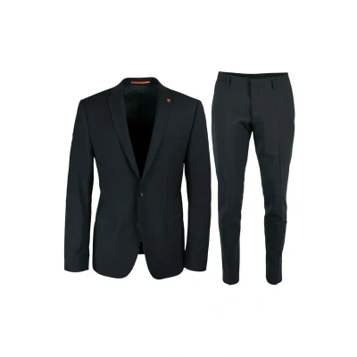 Afbeelding van ROY Robson SLIM FIT Bistretch Kostuum, Heren, Maat: 44, Black