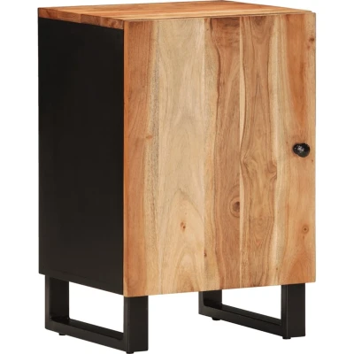 Afbeelding van Badkamerkast 38X33X58 Cm Massief Acaciahout