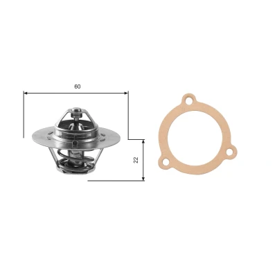 Afbeelding van Gates Thermostaat TH12480G1