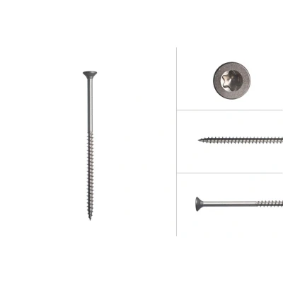 Afbeelding van Spaanplaatschroeven RVS A2 5 x 100 mm Torx 25 200 Stuks