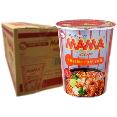 Afbeelding van MAMA Instant Cup Noedels Garnelen Multipack (16 X 70 GR)