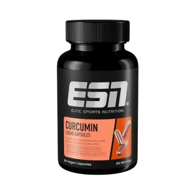 Afbeelding van ESN Curcumin Liquid Capsules, 30 Vegan Porties NovaSOL® Gemaakt in Duitsland, Laboratorium Getest
