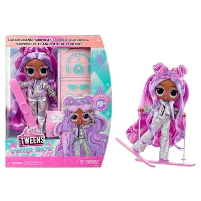 Afbeelding van L.O.L. Surprise! Tweens Winter Snow Modepop Violet met Verkleurende Ski&#039;s en 10+ Frosty Cool Kleding Accessoires, Voor Kinderen Vanaf 4+