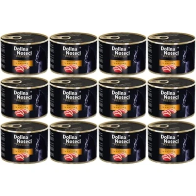 Afbeelding van 24 x 185 g Dolina Noteci Premium Rijk aan Eend Nat Kattenvoer