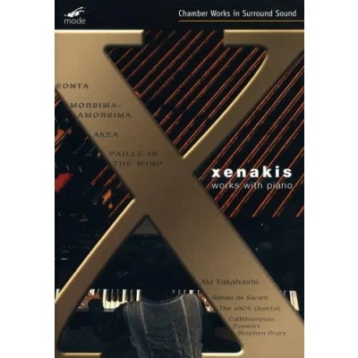 Afbeelding van Aki Takahashi, The Jack Quartet Xenakis: Works With Piano (DVD)