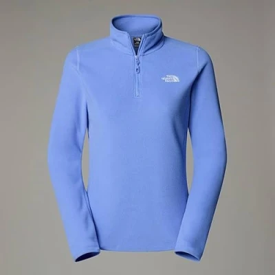 Afbeelding van The North Face 100 Glacier HALF ZIP Fleece trui, Dames, Maat: 42, Virtual blue