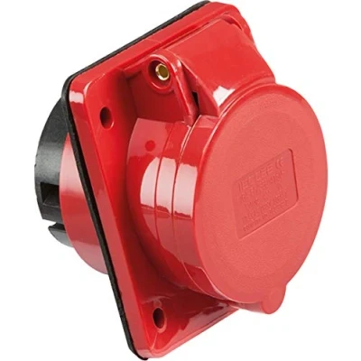 Afbeelding van Knightsbridge IN0017 Industriële Schakelaars IP44 Hoek Comité zet Contactdoos 3P+N+E, 415V 16A op
