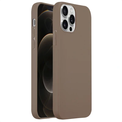 Afbeelding van imoshion Hoesje Geschikt voor iPhone 12 / Pro Color Backcover Bruin