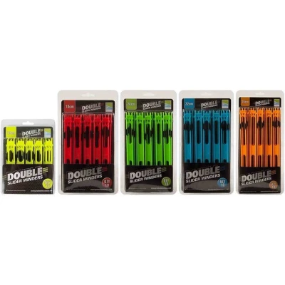 Afbeelding van Preston Double Slider Winders Maat : 13cm (Yellow 10 pcs winders)