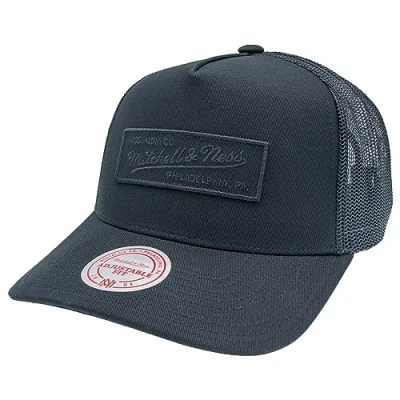 Afbeelding van Mitchell &amp; Ness Trucker Snapback Essential Box Logo, zwart, One size