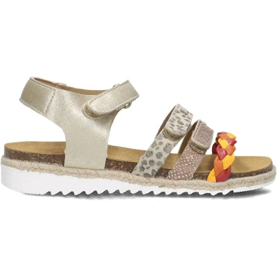 Afbeelding van Develab Sandalen voor kinderen, Maat: 27, Goud Textiel