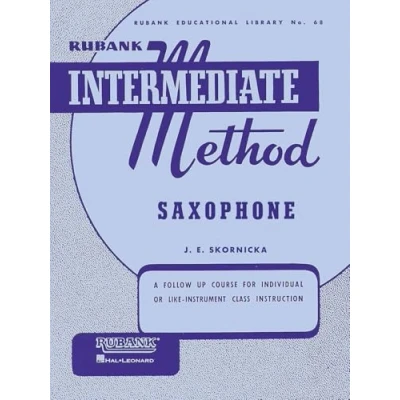 Afbeelding van Rubank Intermediate Method: Saxophone: A Follow Up Course for Individual or Like Instrument Class Instruction: 68
