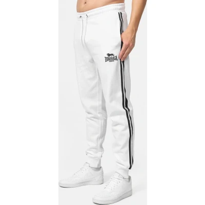 Afbeelding van Lonsdale Normale Passform Foindle Trainingsbroek, Heren, Maat: XXL, White black