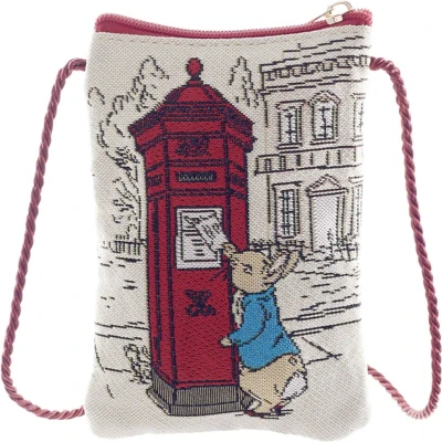 Afbeelding van Smartphone Tasje Telefoontasje Peter Rabbit Pieter Konijn Victorian Beatrix Potter