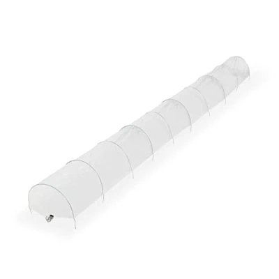Afbeelding van Relaxdays kweektunnel folie 7 m plantentunnel transparant folietunnel moestuin