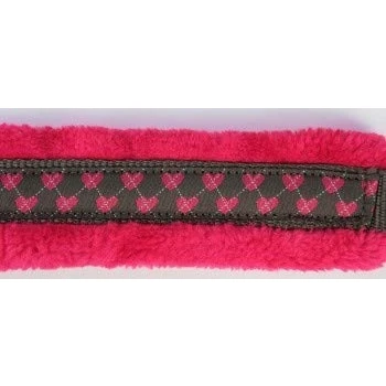 Afbeelding van PFIFF kunststof halter, gevoerd, Grijs Rood