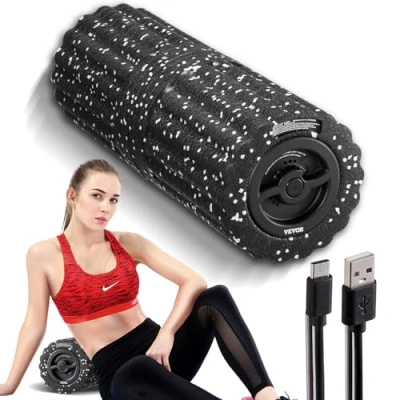 Afbeelding van VEVOR schuimroller fitnessroller massageroller fasciaroller 4 intensiteiten EPP