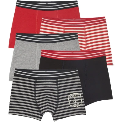 Afbeelding van Vertbaudet Bio collectie: 5 pack jongens boxershorts SAILOR