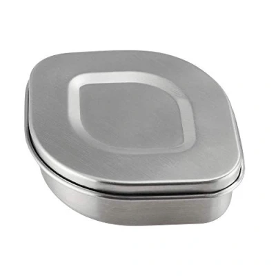 Afbeelding van Lurch 240936 Lunchbox/snackdoos 10,5 cm x 5,2 van roestvrij staal, roségoud