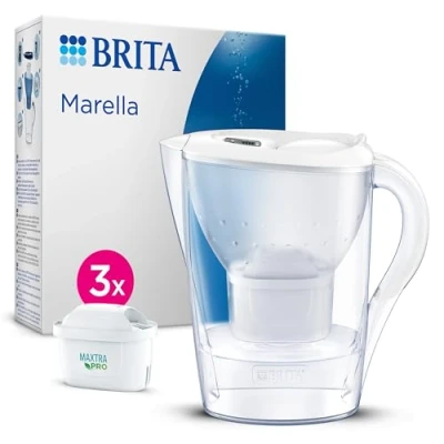 Afbeelding van Kruik met Filter Brita Marella +3 Maxtra Pro PP Grijs Polypropyleen 2,4 l 150