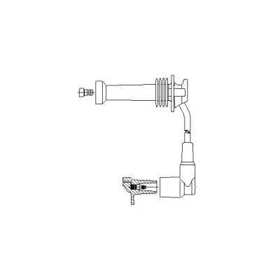 Afbeelding van Bougiekabel BREMI 8A17/32