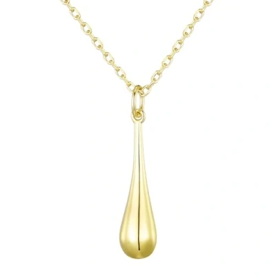 Afbeelding van Philip Jones Vergulde Teardrop Ketting, Verguld