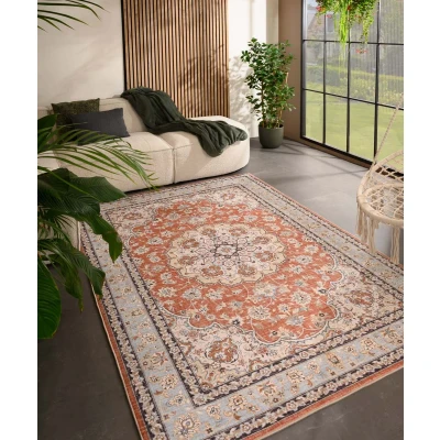 Afbeelding van Vintage Buitenkleed Valenca Nova Terracotta 80x150 Cm
