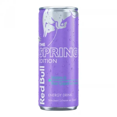 Afbeelding van Red Bull The Spring Edition Walstro &amp; Roze Grapefruit Smaak Blik 250 Ml