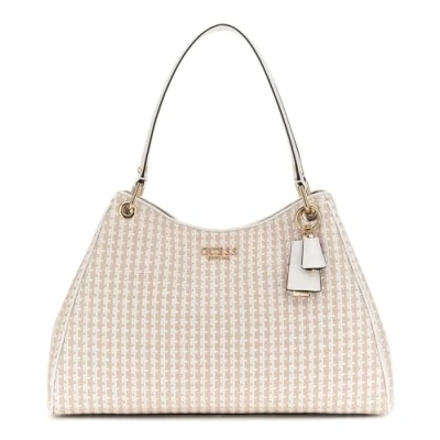 Afbeelding van GUESS Schoudertas Mirema Girlfriend Carryall White Multi Wit