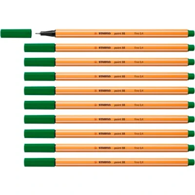Afbeelding van Fineliner STABILO point 88/36 fijn smaragdgroen