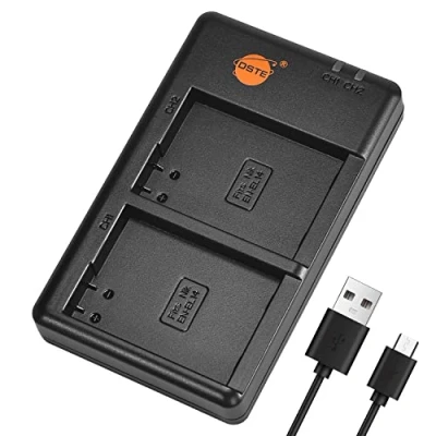 Afbeelding van DSTE MH 24 batterij USB Dual Quick oplader compatibel met EN EL14, EL14a, Nikon Coolpix P7000, P7100, P7700, Df, D3100, D3200, D5100, D5200, D5300 Camera