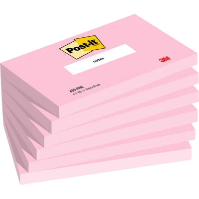 Afbeelding van Memoblok 3M Post it 655 76X127mm roze