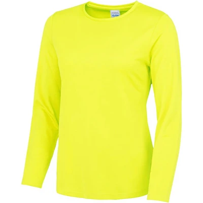 Afbeelding van Women&#039;s Long Sleeve &#039;Cool T&#039; Electric Yellow M