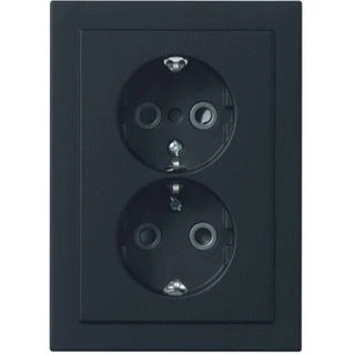 Afbeelding van Abb busch jaeger wcd schakelmat kunstst zw inb uitv ra ip ip20 2tka00003863
