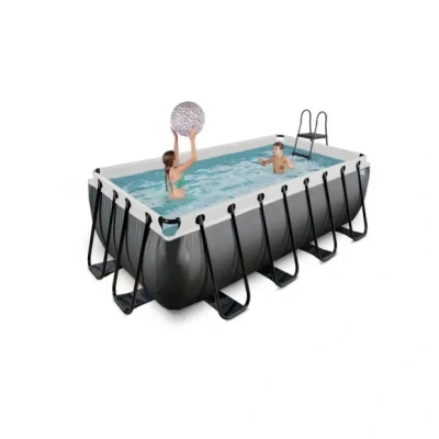 Afbeelding van EXIT zwembad 400x200cm Black Leather