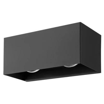 Afbeelding van EGLOÂ LesmoÂ WandlampÂ BuitenÂ Â LEDÂ 24Â cmÂ Zwart
