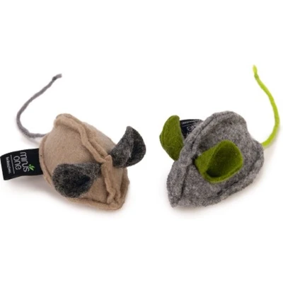 Afbeelding van Beeztees Minus One Muis Luca Kattenspeelgoed Assorti 2 Stuks 8x5x4 cm
