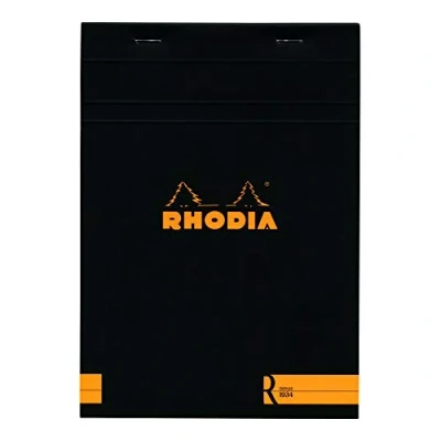 Afbeelding van Rhodia Notitieblok A5 (no16) Zwart Gelinieerd