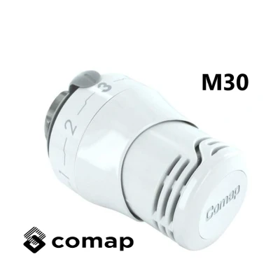 Afbeelding van Comap thermostaatknop Senso M30 wit
