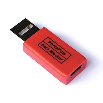 Afbeelding van PortaPow Gegevensblokkering van USB A naar C