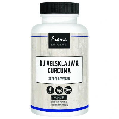 Afbeelding van Frama Best For Pets Duivelsklauw en Curcuma 60 capsules